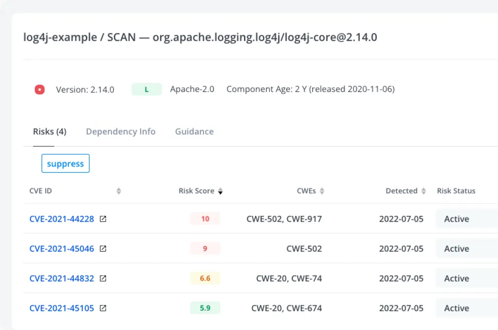 Vulnerability Found - Screen Shot